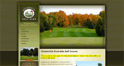 Desktop Screenshot of clintonvilleriversidegolf.com