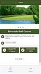 Mobile Screenshot of clintonvilleriversidegolf.com